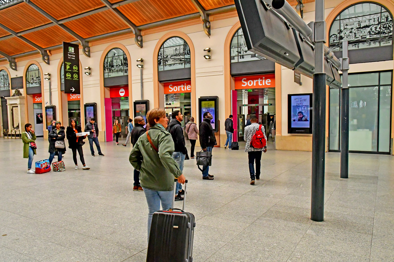 Gare Saint Lazare 荷物置き場